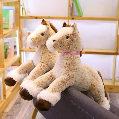 90-120CM Plush Horse Stuffed Animal Toy – Perfect Gift for Kids & Home Decor