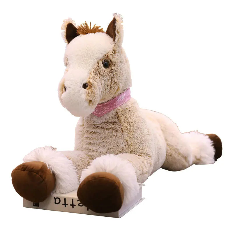 90-120CM Plush Horse Stuffed Animal Toy – Perfect Gift for Kids & Home Decor