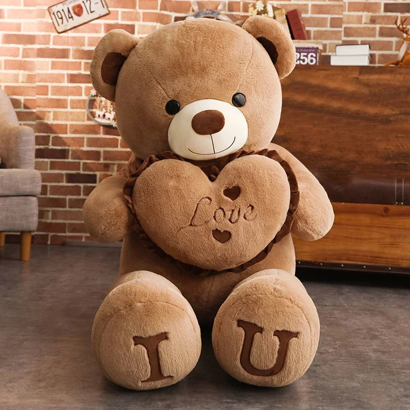 Giant LOVE Plush Teddy Bear - 80cm & 100cm | Perfect Gift for All Ages