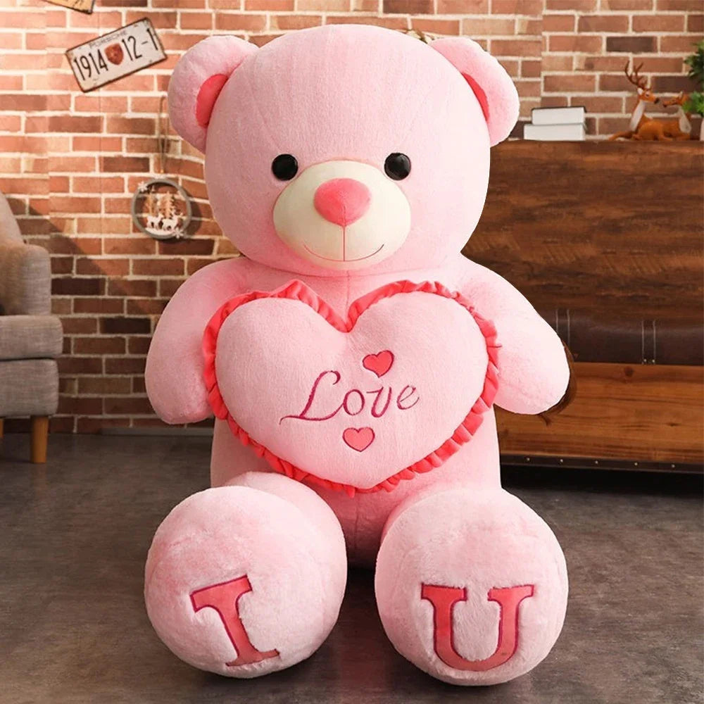 Giant LOVE Plush Teddy Bear - 80cm & 100cm | Perfect Gift for All Ages